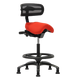 Performer Stealth Series studio stool with backrest