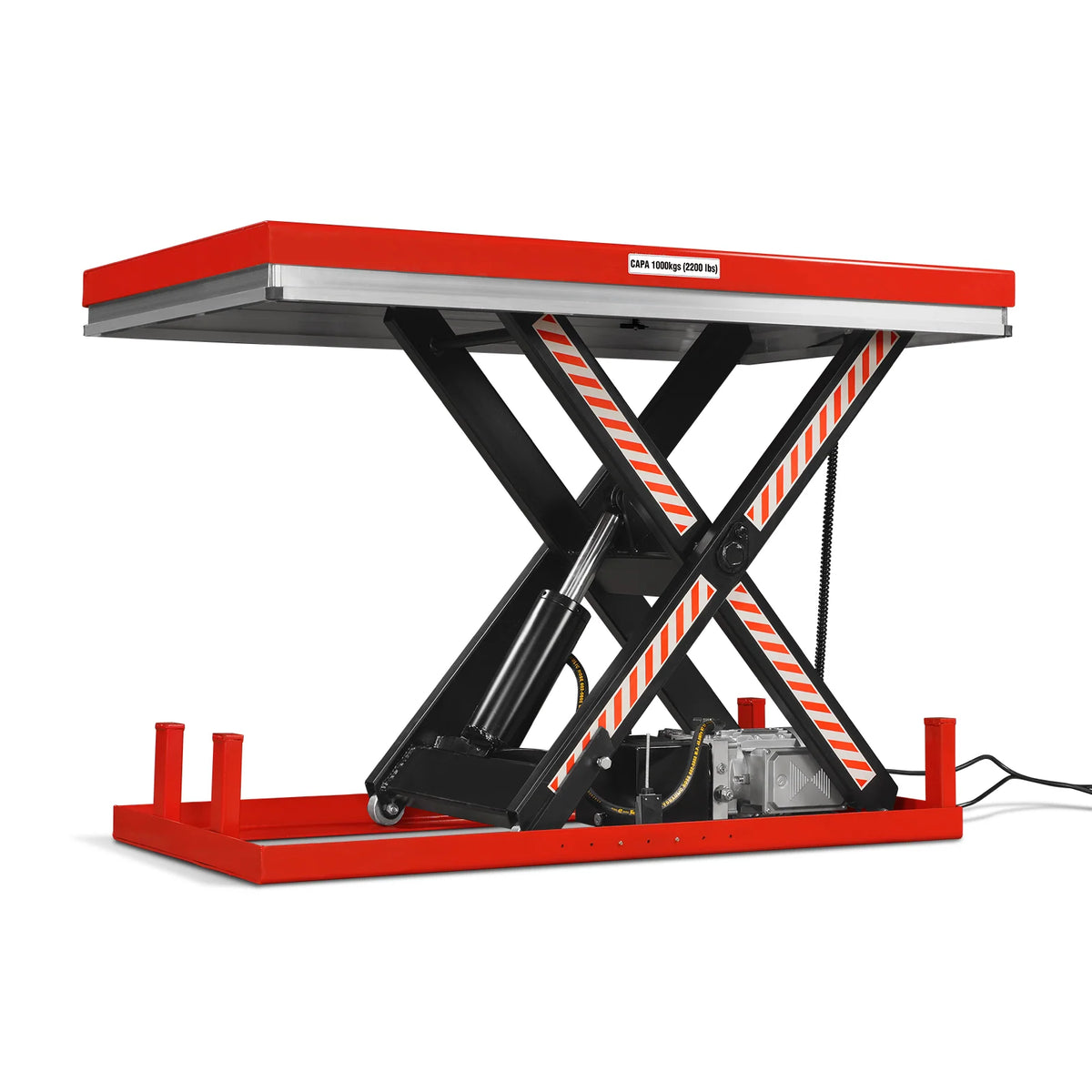 MechMaxx 2200lb Capacity Stationary Electric Hydraulic Lift Table , 51.2" x 32.3" Platform, 39.4" Lift Height , UL Certified Motor, ELT22 - view 6