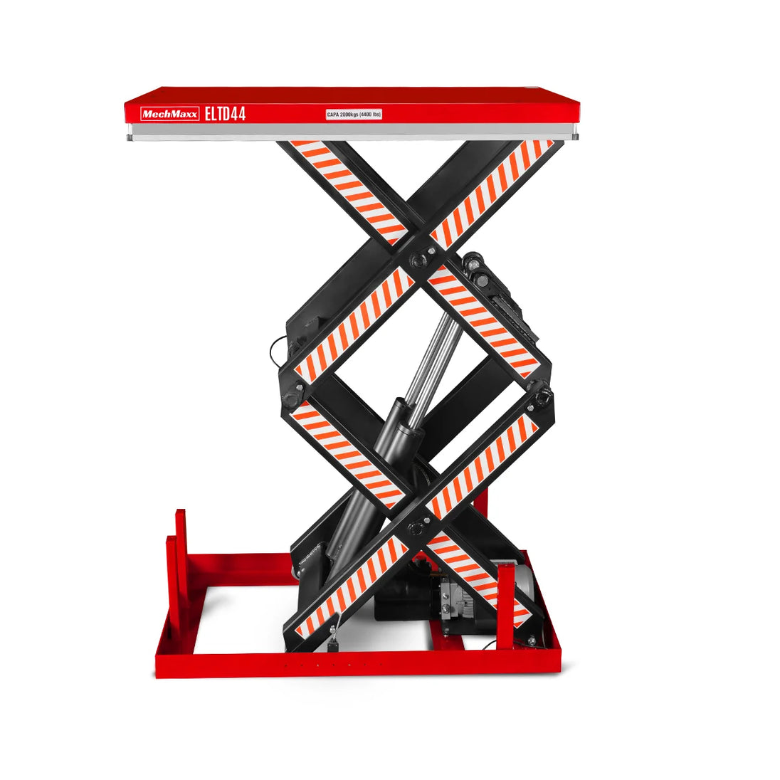 MechMaxx 4,400 lb Electric Hydraulic Double Scissor Lift Table — ELTD44