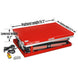 MechMaxx 4,400 lb Electric Hydraulic Double Scissor Lift Table — ELTD44
