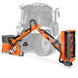 MechMaxx 31.5" Remote Control Operation, Maximum Reach 11'2", 3-Point Boom Mower, 20-55HP, ERM80 - view 3