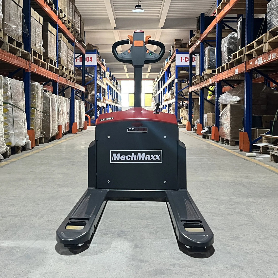 MechMaxx 3300lbs Lithium-ion Electric Pallet Jack, 45"x27" Fork, 24V 40Ah Battery, Walkie Type Truck, EPT33 - view 4