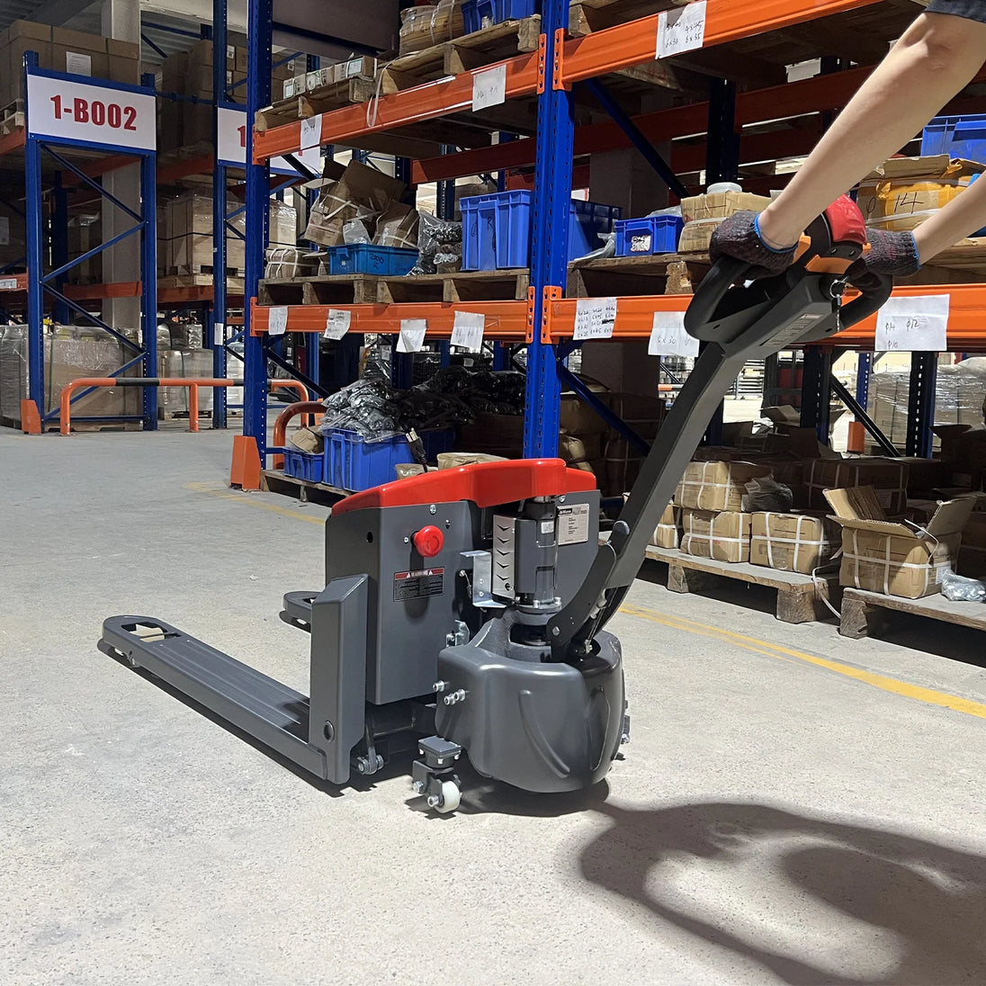 MechMaxx 3300lbs Lithium-ion Electric Pallet Jack, 45"x27" Fork, 24V 40Ah Battery, Walkie Type Truck, EPT33 - view 3
