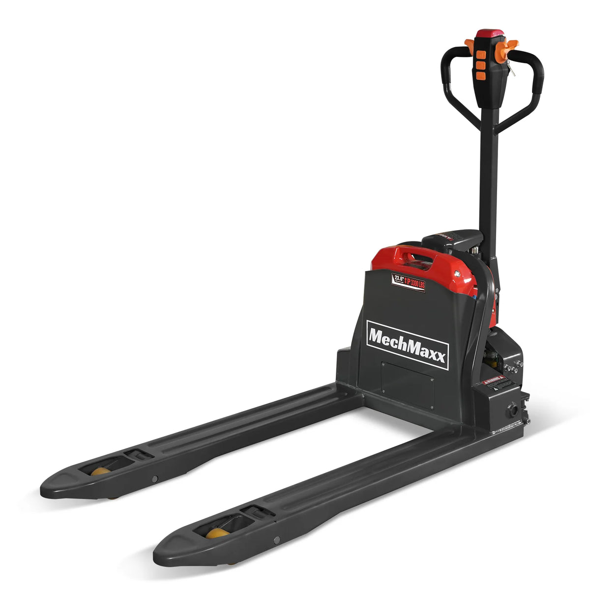 MechMaxx 3300lbs Lithium-ion Electric Pallet Jack, 45"x27" Fork, 24V 40Ah Removable Battery, Walkie Type Truck, LPT33