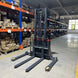 MechMaxx 2640lbs Lithium-ion Electric Straddle Stacker, 98" Lift, Adjustable Legs & Forks, F26-98S - view 2