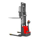 MechMaxx 3300lbs Electric Straddle Stacker, 98" Lift, Adjustable Legs & Forks, F33-98SLA