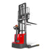 MechMaxx 3300lbs Lithium-ion Electric Straddle Stacker, 98" Lift, Adjustable Legs & Forks, F33-98S