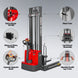 MechMaxx 3300lbs Lithium-ion Electric Straddle Stacker, 138" Lift, Adjustable Legs & Forks, F33-138S - view 6