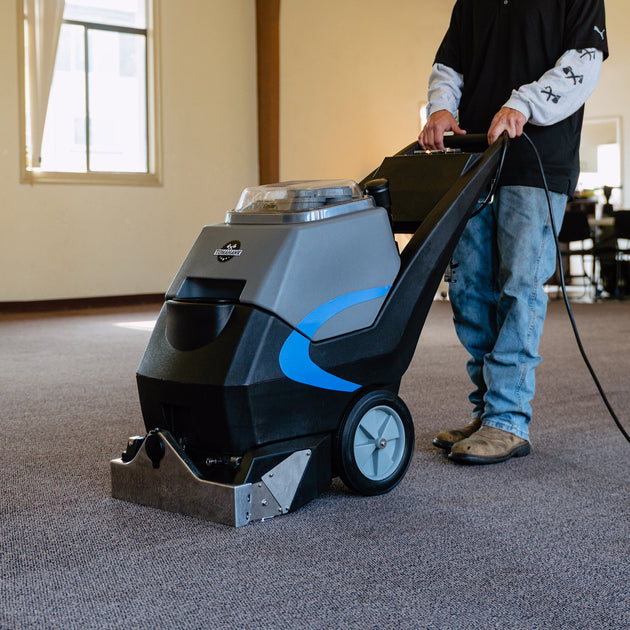 3-in-1 Commercial Carpet Extractor Cleaner, 18” Width, 9 Gallon Dual Tanks, Dual 1000W Motors for Hotels, Offices & Upholstery - view 2
