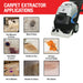 3-in-1 Commercial Carpet Extractor Cleaner, 18” Width, 9 Gallon Dual Tanks, Dual 1000W Motors for Hotels, Offices & Upholstery - view 4