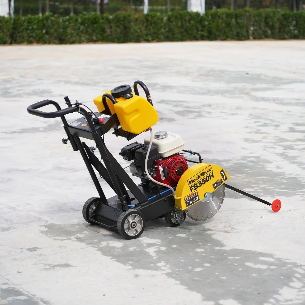 MechMaxx Honda GX160 Walk-Behind Concrete Floor Saw, 14 in Blade, 4 in Cutting Depth, FS350H - view 3