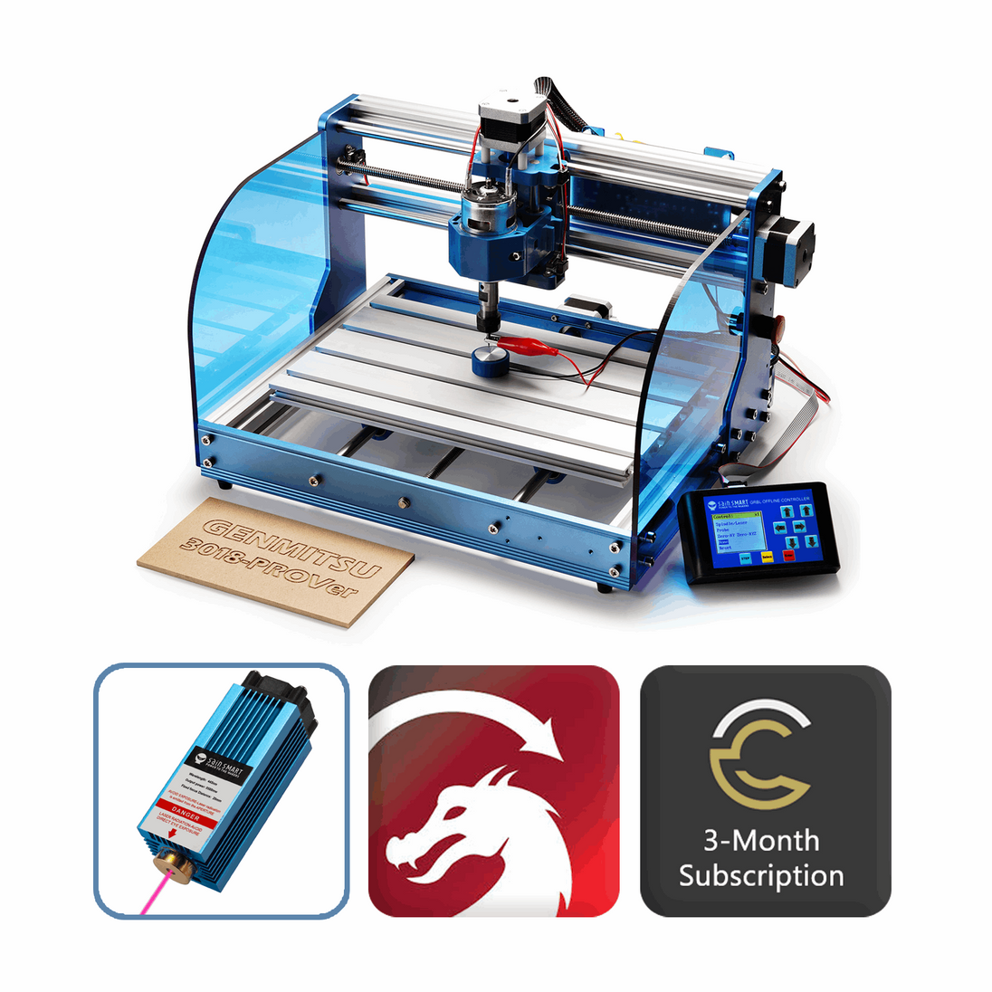 3018-PROVer semi-assembled CNC router kit