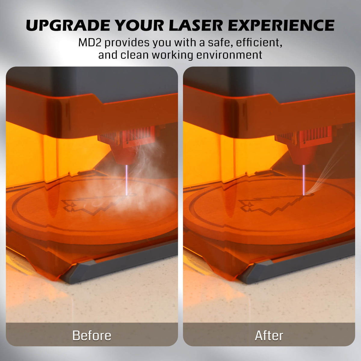 MD2 smoke purifier for Kortek laser engraver