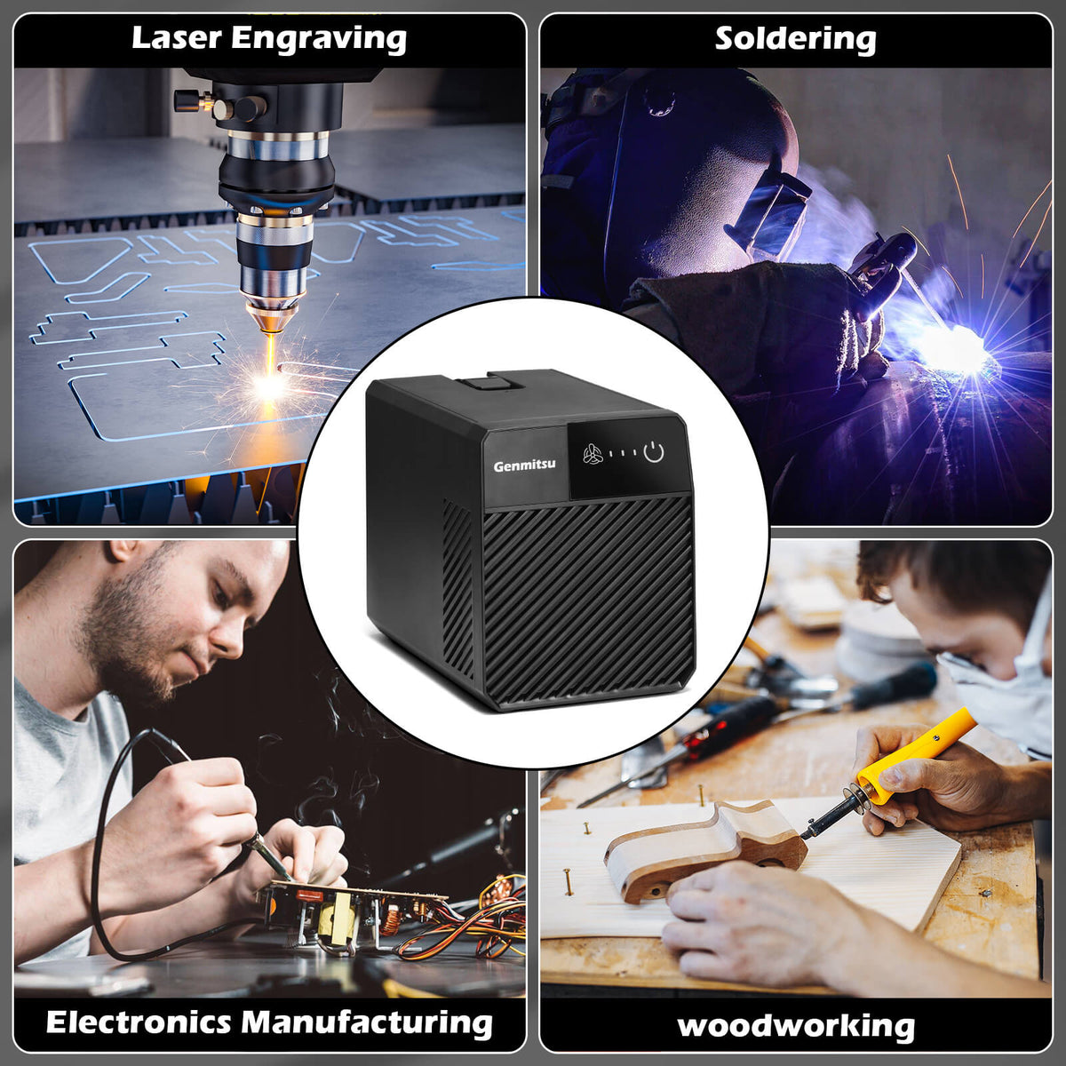 MD2 smoke purifier for Kiosk laser engraver