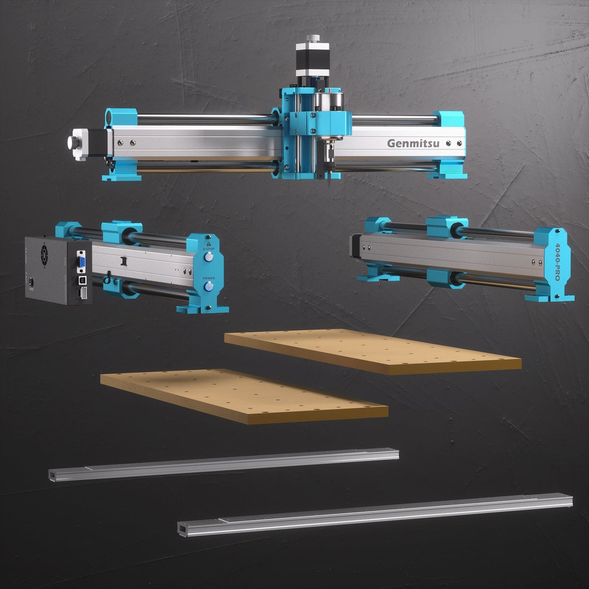 4040-PRO semi-assembled desktop CNC router