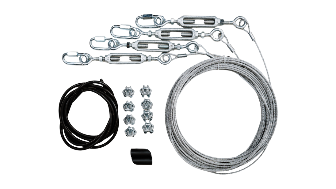 MacroAir guy wire kit for HVLS fan installation