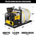 MechMaxx 4000 PSI 4 GPM ZONSEN E-Start Engine Hot Water Pressure Washer Skid Mounted with 245 Gal Tank, HPW40DBT - view 2