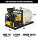 MechMaxx 4000 PSI 4 GPM ZONSEN E-Start Engine Hot Water Pressure Washer Skid Mounted with 245 Gal Tank, HPW40DBT - view 2
