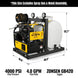 MechMaxx 4000 PSI 4 GPM ZONSEN E-Start Engine Hot Water Pressure Washer Skid Mounted with 175 Gal Tank, HPW40DT - view 2