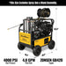 MechMaxx 4000 PSI 4 GPM ZONSEN E-Start Engine Hot Water Pressure Washer with Hose Reel, HPW40D - view 2