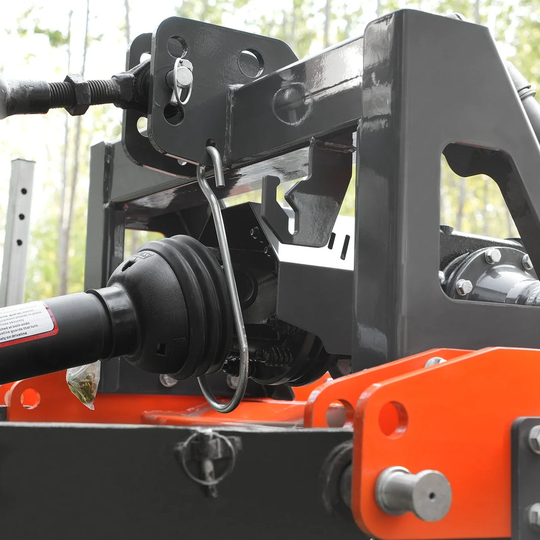MechMaxx 80 in Heavy Duty Rotary Tiller, 3 Point Hitch Cat.2, Gear Drive, PTO Shaft Included with Slip Clutch, 40-80 HP, HRT80 - view 8