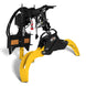 MechMaxx 59" Hydraulic Rotating Log Grapple — Mini Skid Steer Attachment