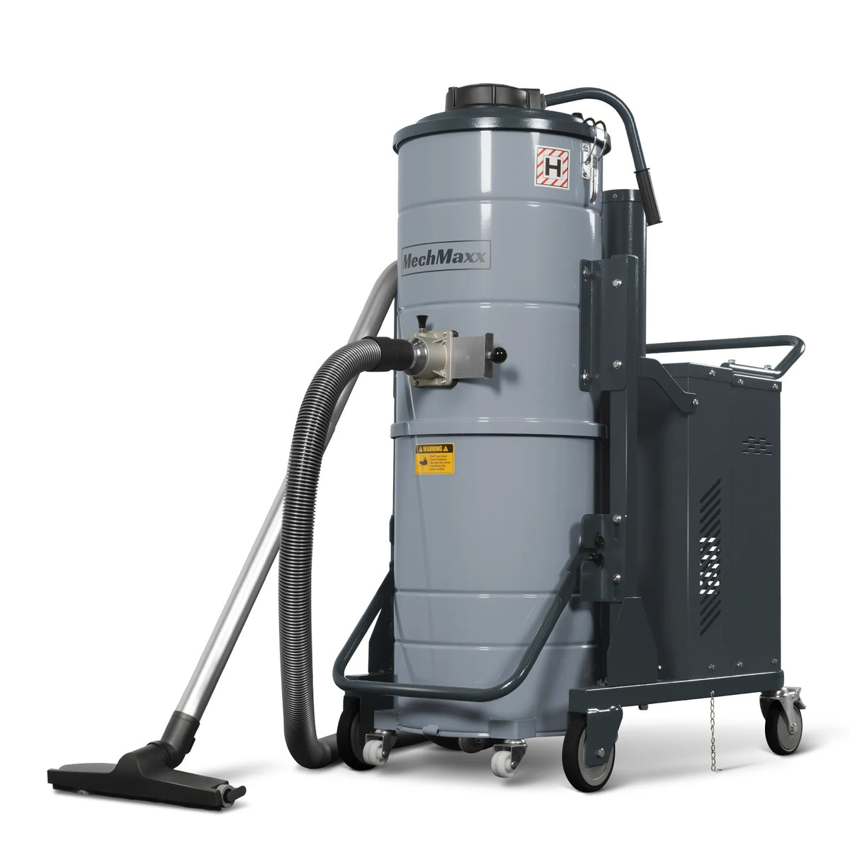 MechMaxx Industrial Wet/Dry Vacuum Cleaner with HEPA Filter Continuous Duty 8.6 HP 364 CFM 26.4 Gallon - 230V 3Phase, IVB230