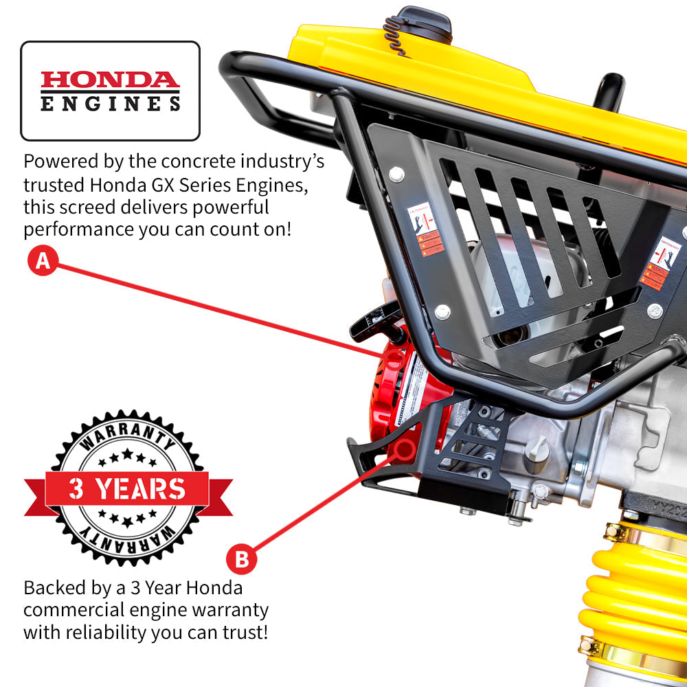 3 HP Honda Vibratory Rammer Tamper with Honda GX100 Engine 3350 lbs/ft - view 6