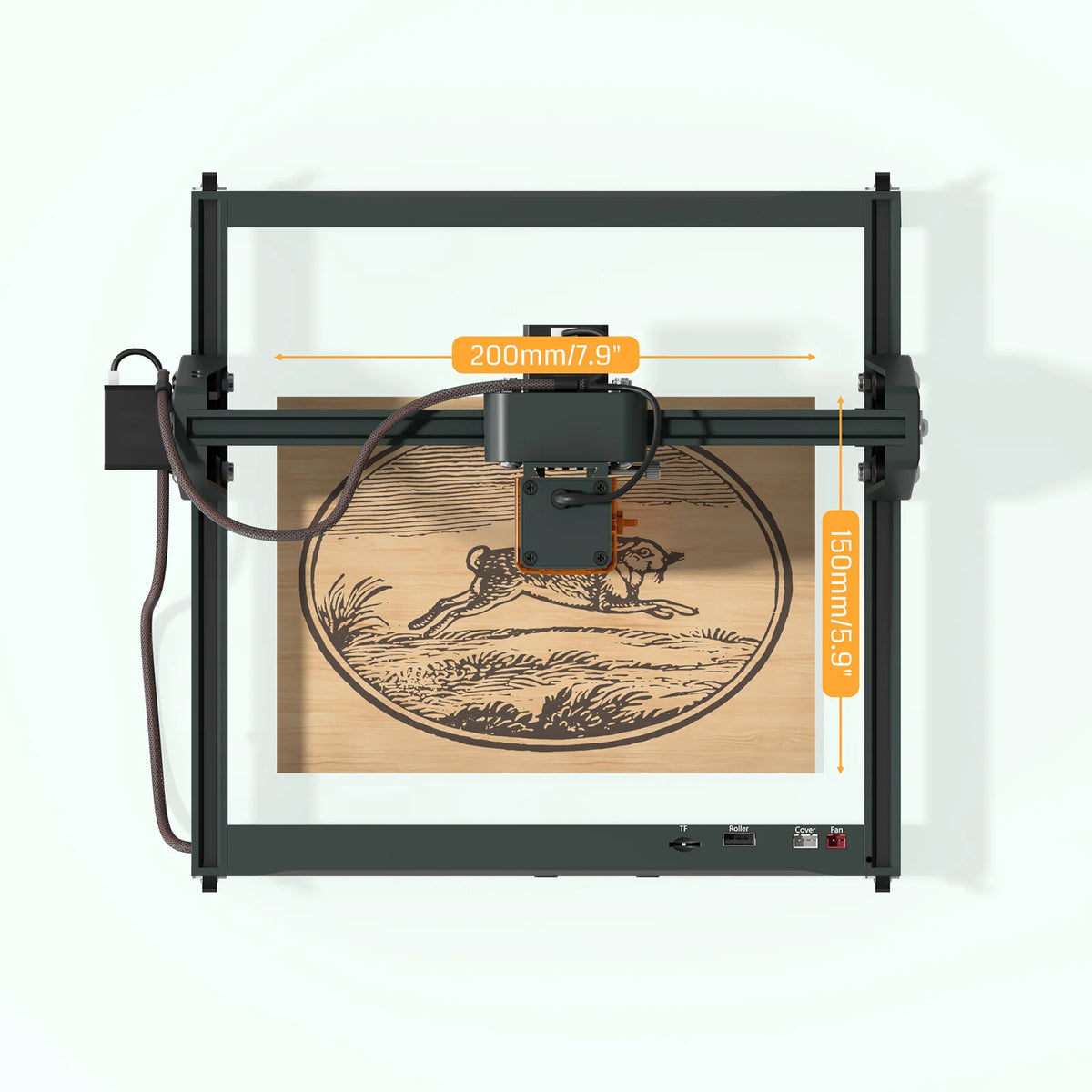 Kortek laser engraver machine, portable CNC laser cutter