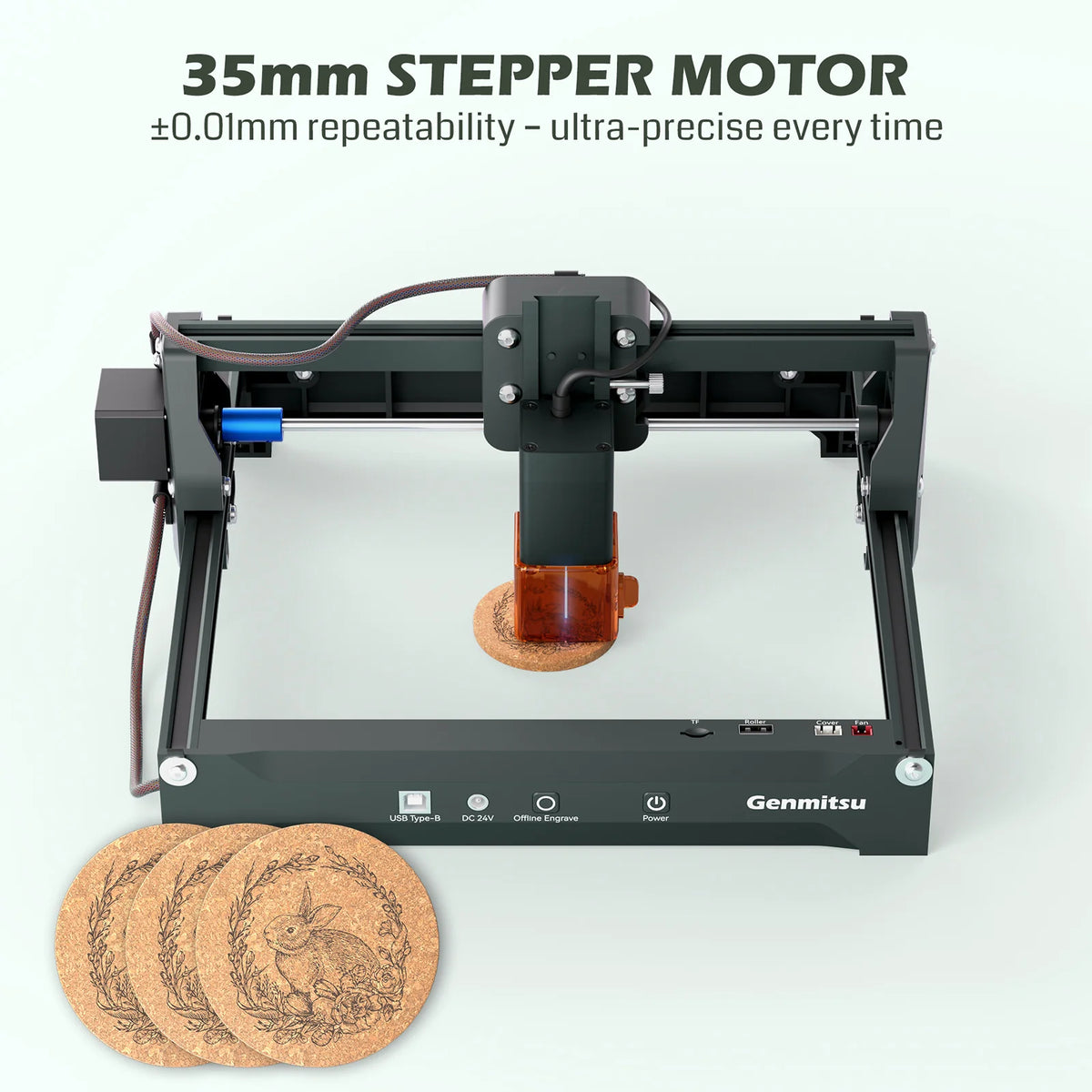 Kortek laser engraver machine, portable CNC laser cutter