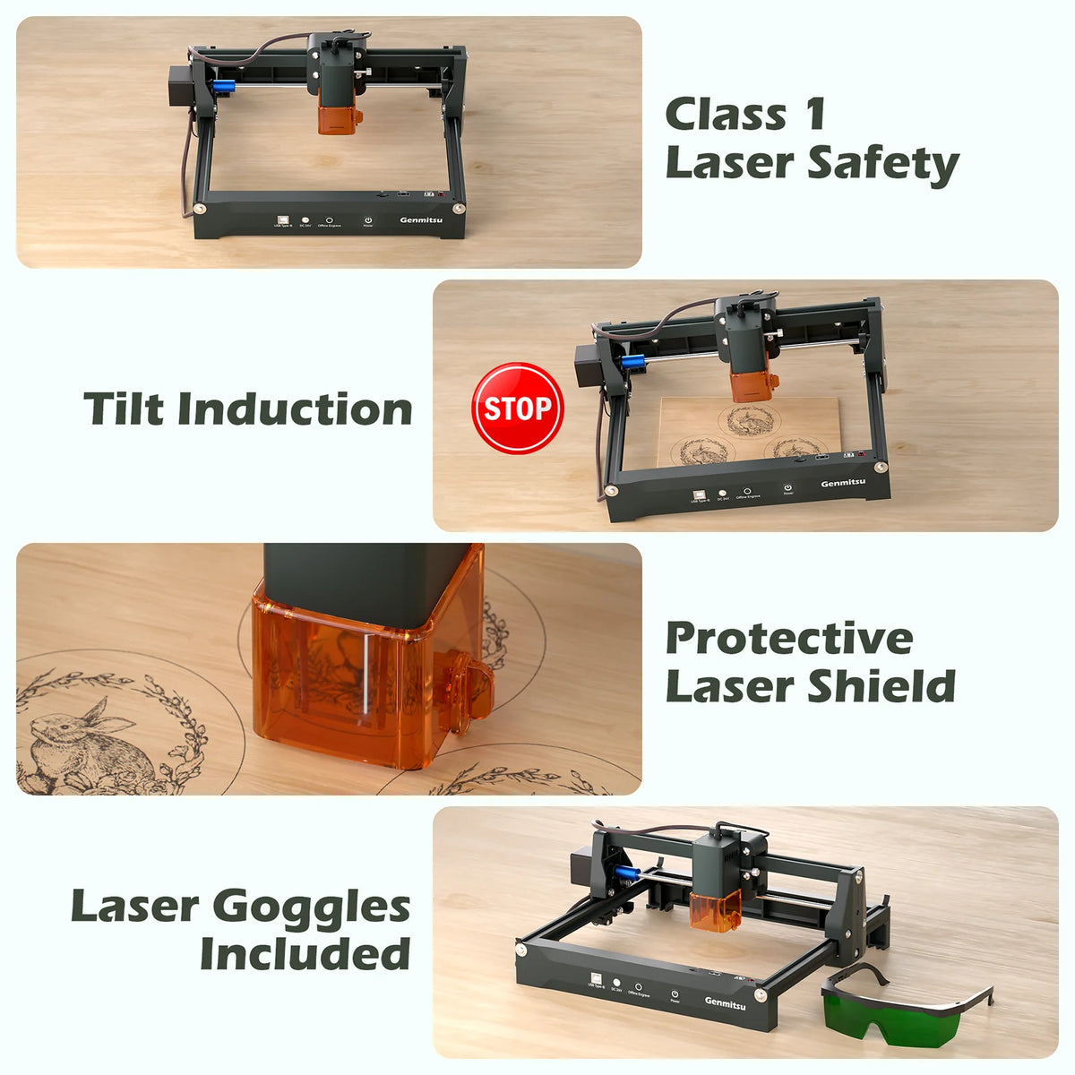 Kortek laser engraver machine, portable CNC laser cutter