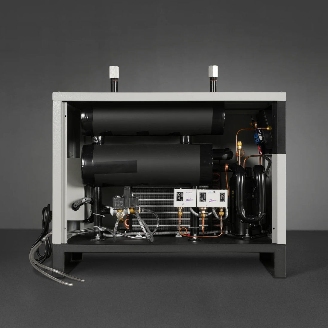 MechMaxx High Inlet Refrigerated Air Dryer 50 CFM, Max 176°F Inlet Temperature Compressed Air Dryer, 120V 0.6KW, 35.6°F Dew Point, Max 145 PSI, Dual Electronic & Manual Drain, Intelligent Control - view 7