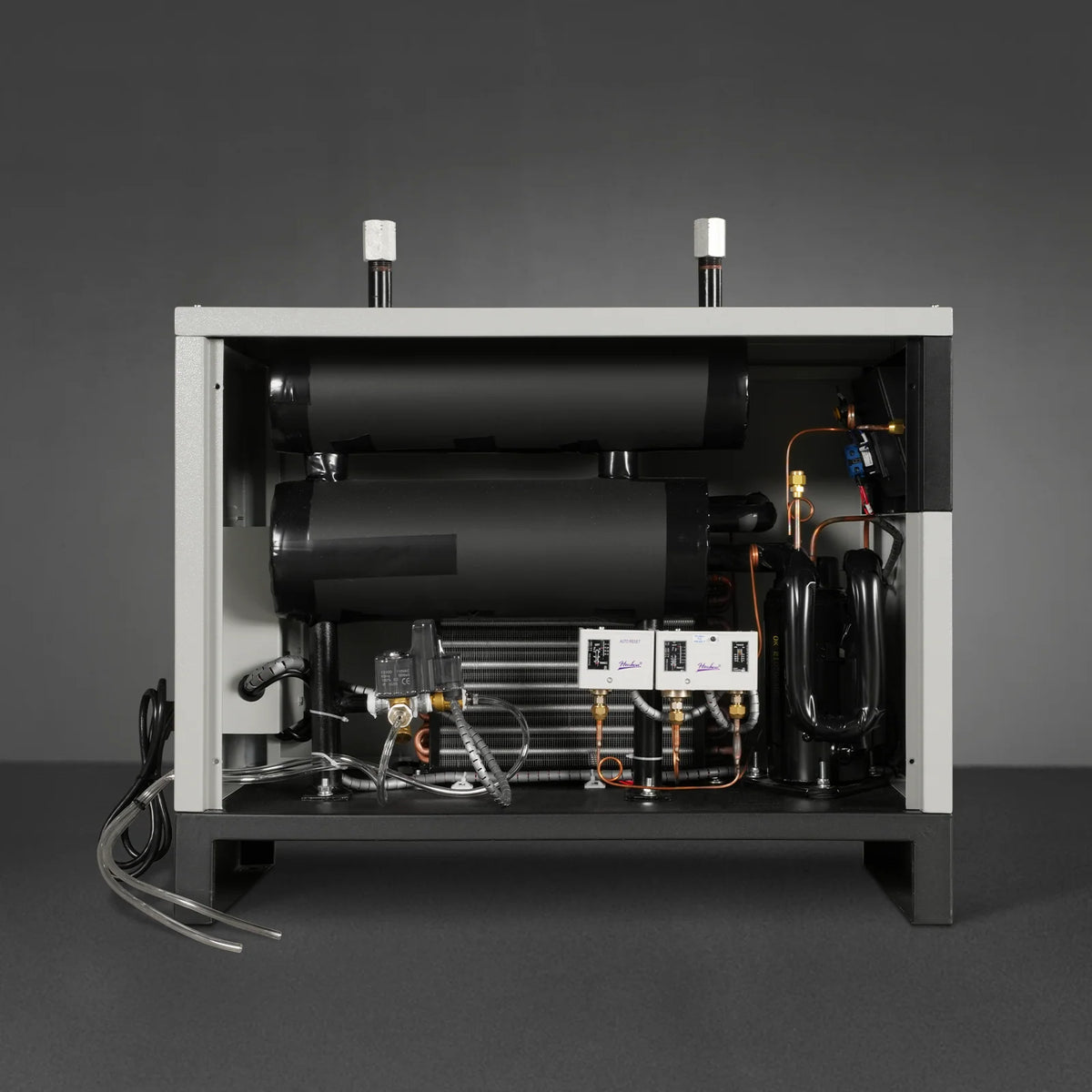 MechMaxx High Inlet Refrigerated Air Dryer 50 CFM, Max 176°F Inlet Temperature Compressed Air Dryer, 120V 0.6KW, 35.6°F Dew Point, Max 145 PSI, Dual Electronic & Manual Drain, Intelligent Control - view 7