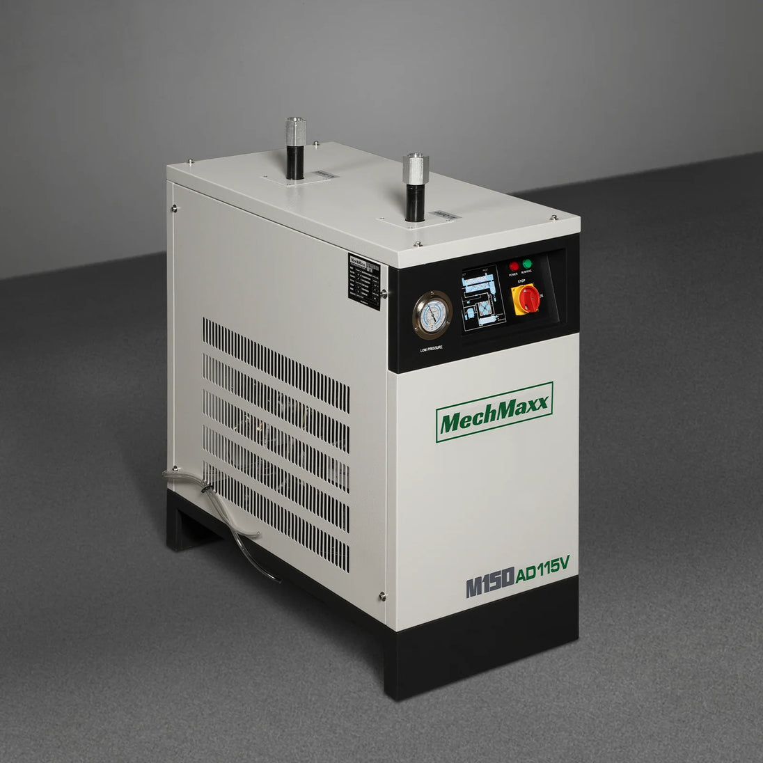 MechMaxx High Inlet Refrigerated Air Dryer 150 CFM, Max 176°F Inlet Temperature Compressed Air Dryer, 120V 0.75KW, 35.6°F Dew Point, Max 145 PSI, Dual Electronic & Manual Drain, Intelligent Control - view 8