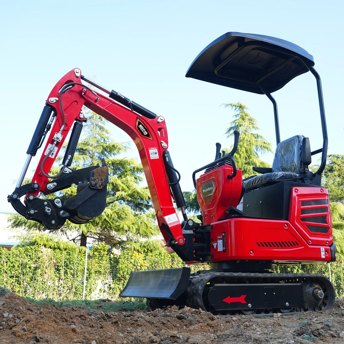 MechMaxx MEC10 Mini Compact Excavator — Honda GX390, 1-Ton