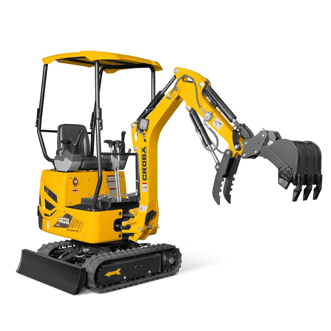 MechMaxx Mini Compact Excavator B&S VANGUARD 408cc 14hp Engine, 65.7" Max. Digging Depth, 1 Ton, 2370 LBS Operating Weight, MEC10 - view 2