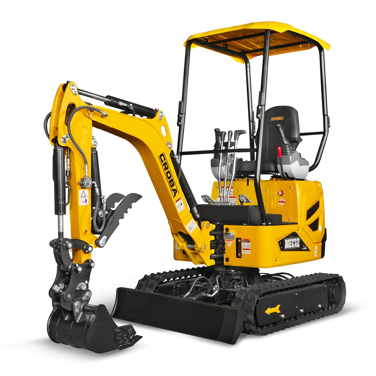 MechMaxx MEC12 mini compact excavator with Kubota D722 engine