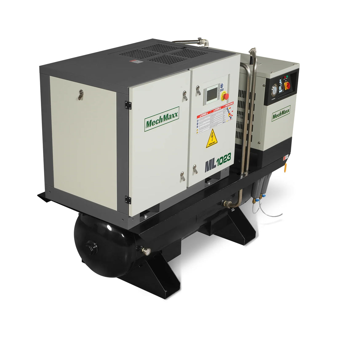 MechMaxx 10HP Combined Rotary Screw Air Compressor with Dryer & 66-Gal ASME Tank | 32 CFM, 116 PSI, 230V 3-Phase - Industrial Grade - view 5