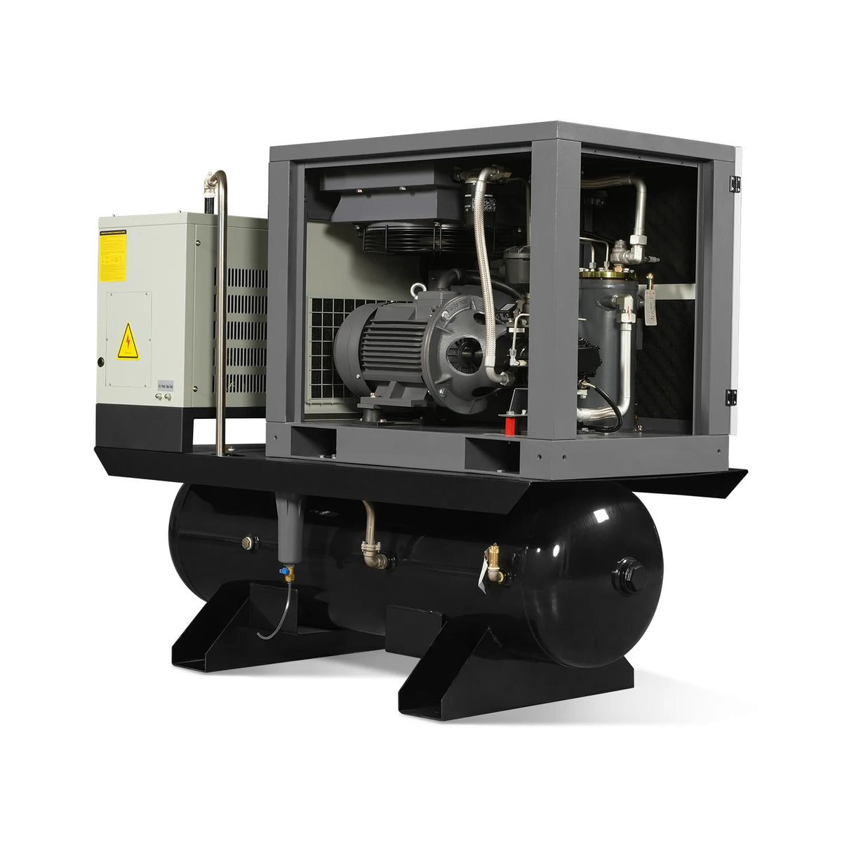 MechMaxx 10HP Combined Rotary Screw Air Compressor with Dryer & 66-Gal ASME Tank | 32 CFM, 116 PSI, 460V 3-Phase - Industrial Grade - view 6