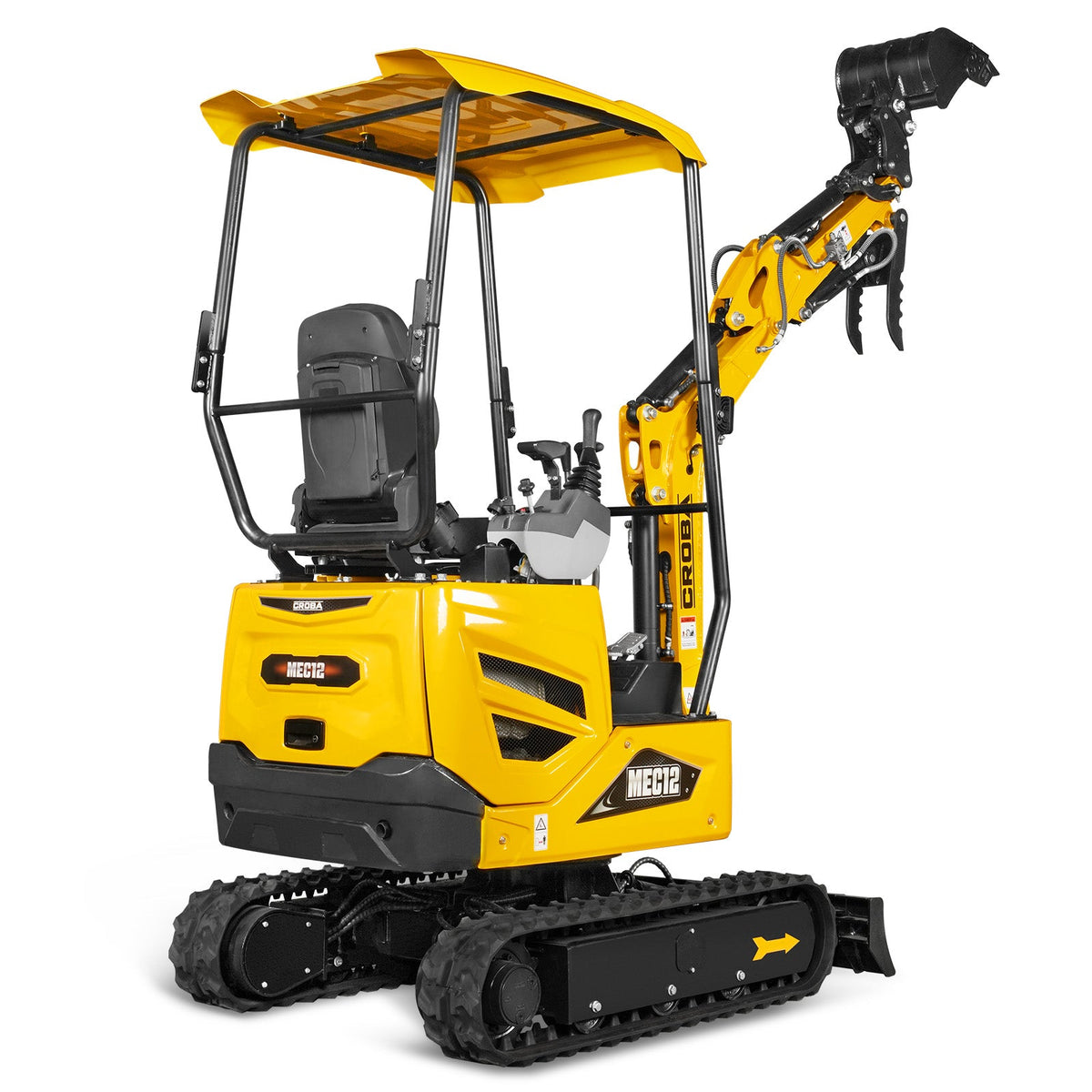 MechMaxx MEC12 Mini Compact Excavator — Kubota D722, 1.2-Ton