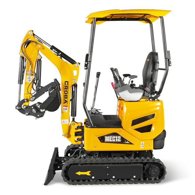 MechMaxx MEC12 Mini Compact Excavator — Kubota D722, 1.2-Ton