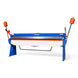 MechMaxx 100-inch Manual Sheet Metal Brake - 12 Gauge Bending Capacity, Adjustable Fingers, 8 Ft. Heavy-Duty Steel Construction, Precision Bending for Box and Pan PB10012