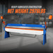 MechMaxx 120" Manual Sheet Metal Brake — PB12014