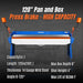 MechMaxx 120" Manual Sheet Metal Brake — PB12014