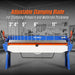 MechMaxx 80-inch Manual Sheet Metal Brake - 12 Gauge Bending Capacity, Adjustable Fingers, 6 Ft. Heavy-Duty Steel Construction for Precision Bending PB8012 - view 4