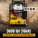MechMaxx Honda GX160 Vibratory Plate Compactor with Wheel Kit, 3600 lb Centrifugal Force for Soil, Gravel, Asphalt and Paver Base, PC90H - view 4