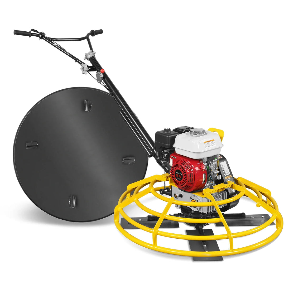 MechMaxx Honda GX160 36 in Walk-Behind Concrete Power Trowel with Blades and Float Pan, PT36H