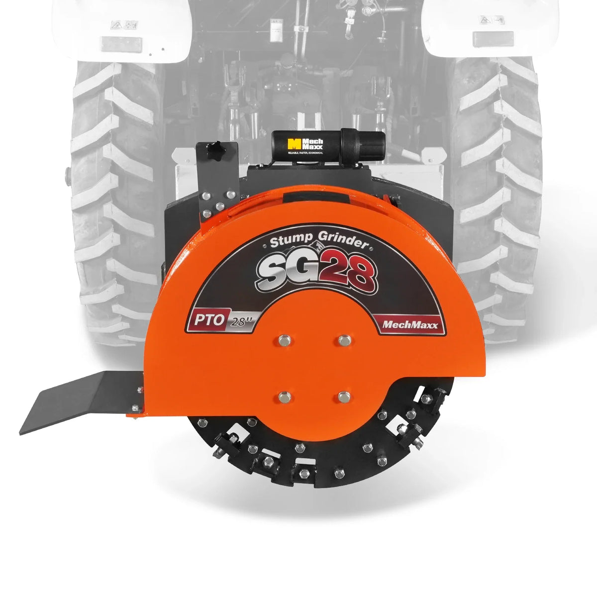MechMaxx 3-Point PTO Stump Grinder with 44 Carbide Teeth (PTO Shaft Included with Slip Clutch), for 35-80HP Tractor, SG28 - view 2