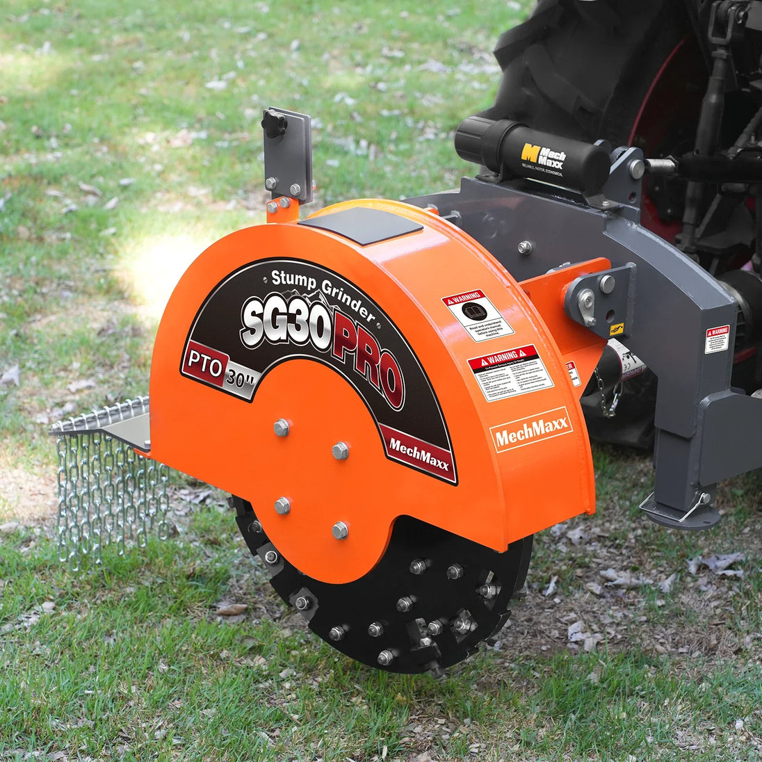 MechMaxx 3-Point PTO Stump Grinder, 30 in Flywheel, 40-100HP, with 44 Carbide Teeth (PTO Shaft Included with Slip Clutch), SG30PRO - view 4