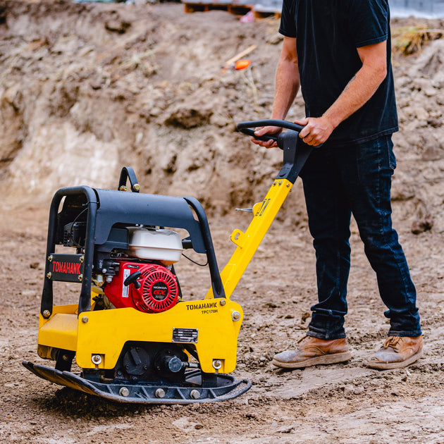 6.5 HP Honda Reverse Hydraulic Plate Compactor for Asphalt, Aggregate, Cohesive Soil Compaction - view 2